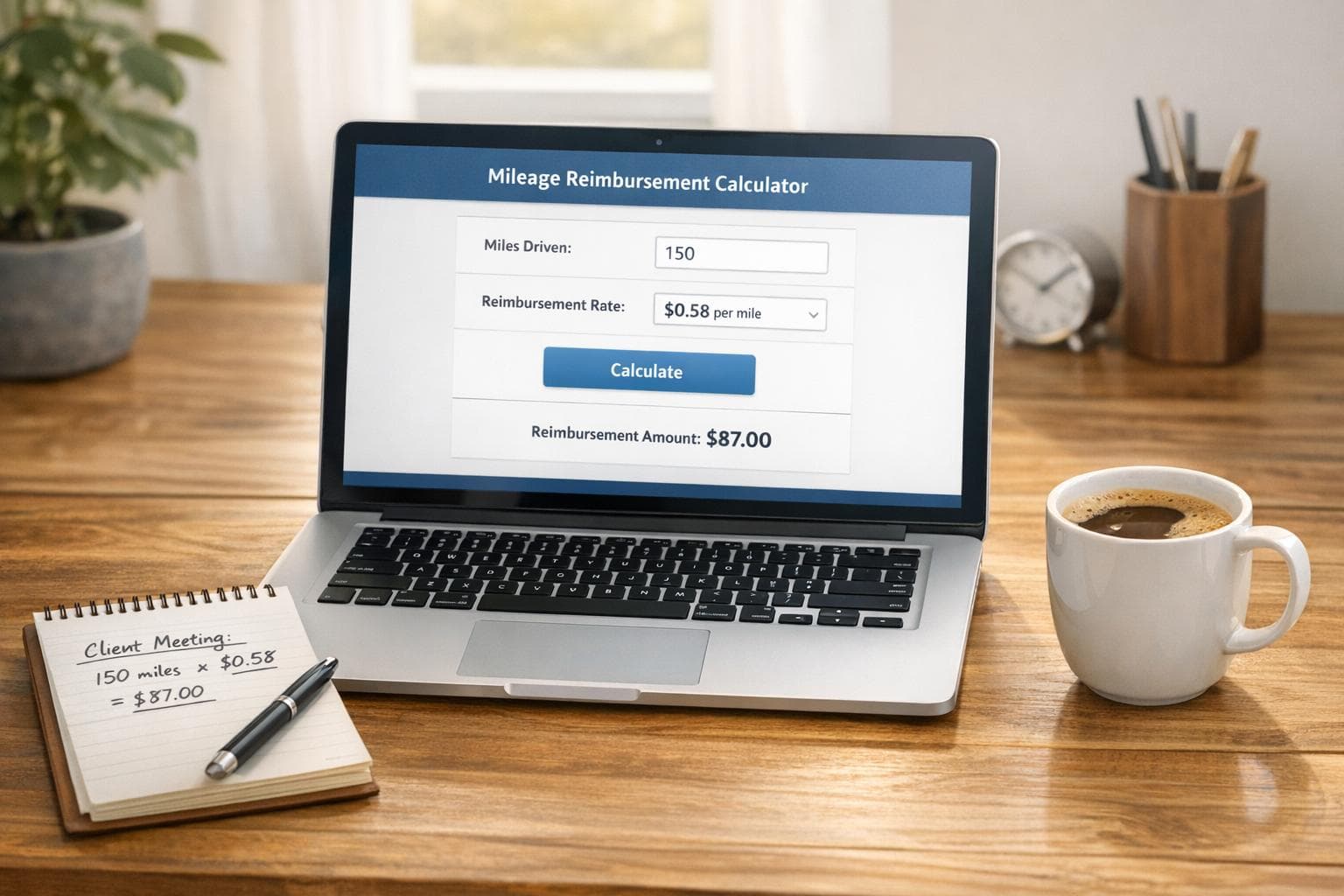 Mileage Reimbursement Calculator