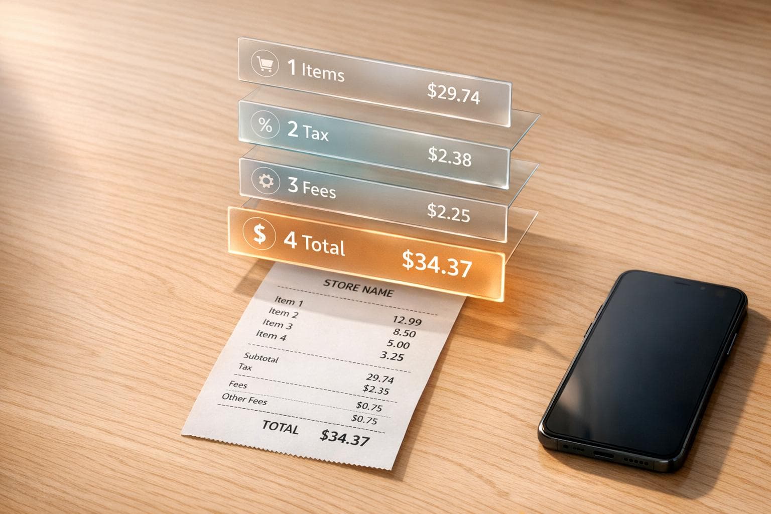 Receipt Value Estimator